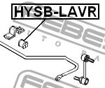 Febest Втулка стабилизатора FEBEST HYSB-LAVR - Заображення 2