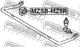 Febest Втулка стабилизатора FEBEST MZSB-MZ5R - Заображення 2