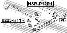 Febest Втулка стабилизатора FEBEST NSB-P12R1 - Заображення 2