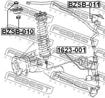 Febest Втулка стабилизатора к-т FEBEST BZSB-011 - Заображення 2