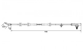 Bosch Датчик ABS BOSCH 0265007537 - Заображення 5