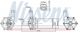 Nissens Дополнительный водяной насос NISSENS NIS 831082 - Заображення 2