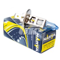 Narva К-кт автоламп H1 RPB + 12V NARVA 55W P14,5s (White 3700K) NV 48630S2 - Заображення 1