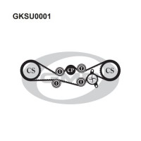 Комплект ремня ГРМ GMB GKSU0001