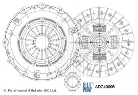 Комплект сцепления BLUE PRINT ADC43096