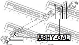 Febest Крестовина карданного вала 27x63 FEBEST ASHY-GAL - Заображення 2