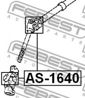 Febest Крестовина рулевая 16x40 FEBEST AS-1640 - Заображення 2