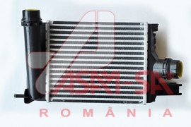 Радиатор интеркулера Renault Logan, Clio, Dokker, Sandero 0.9, 1.2, 1.5D (12-) (32418) Asam
