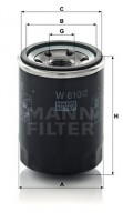 Mann-Filter Фільтр оливний MANN-FILTER W6102 - Заображення 1