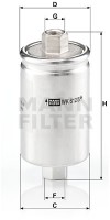 Mann-Filter Фільтр паливний MANN-FILTER WK6125 - Заображення 1