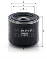 Mann-Filter Фільтр оливний MANN-FILTER W81181 - Заображення 1