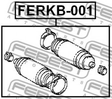 Febest Пыльник рулевой рейки FEBEST FERKB-001 - Заображення 2