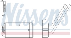 Nissens Радиатор NISSENS NIS 73000 - Заображення 2