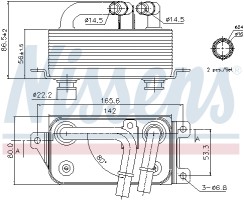 Nissens Радиатор NISSENS NIS 90623 - Заображення 2