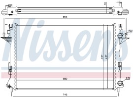 Nissens Радиатор NISSENS NIS 63771 - Заображення 2