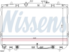 Nissens Радиатор NISSENS NIS 67489 - Заображення 2