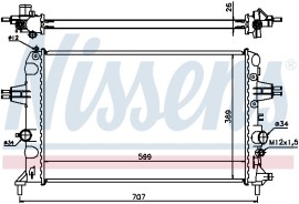 Nissens Радиатор NISSENS NIS 630704 - Заображення 2