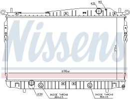 Nissens Радиатор NISSENS NIS 61629 - Заображення 1