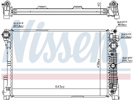 Nissens Радиатор NISSENS NIS 67162 - Заображення 2