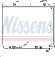 Nissens Радиатор NISSENS NIS 66682 - Заображення 1