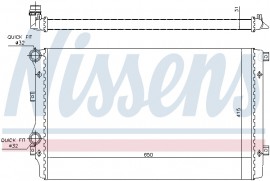Nissens Радиатор First Fit NISSENS NIS 65280A - Заображення 1