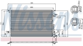 Радиатор кондиционера NISSENS NIS 94597