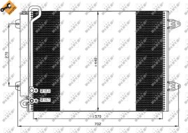 Nrf Радиатор кондиционера NRF NRF 35614 - Заображення 5