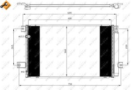 Nrf Радиатор кондиционера NRF NRF 35628 - Заображення 5