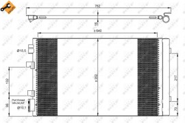 Nrf Радиатор кондиционера NRF NRF 35938 - Заображення 5