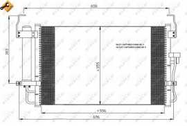 Nrf Радиатор кондиционера NRF NRF 35474 - Заображення 2