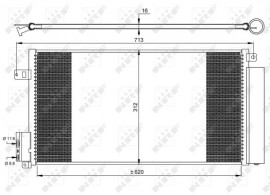 Nrf Радиатор кондиционера EASY FIT NRF NRF 35750 - Заображення 5