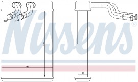 Nissens Радиатор отопителя NISSENS NIS 77610 - Заображення 1