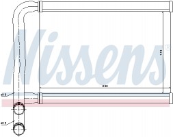 Nissens Радиатор отопителя NISSENS NIS 77631 - Заображення 1