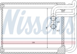 Nissens Радиатор отопителя NISSENS NIS 77622 - Заображення 2