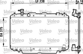 Valeo Радиатор охлаждения Valeo VL734182 - Заображення 1