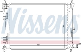 Nissens Радиатор охлаждения двигателя NISSENS NIS 66756 - Заображення 2