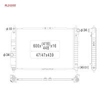 Koyorad Радиатор охлаждения двигателя Aveo KOYORAD KO PL312157 - Заображення 2