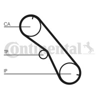 Contitech Ремень ГРМ Conti CONTITECH CT1089 - Заображення 3