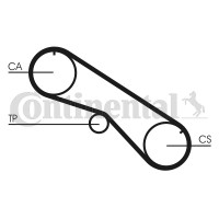 Contitech Ремень ГРМ Conti CONTITECH CT818 - Заображення 2