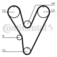 Contitech Ремень ГРМ Conti CONTITECH CT805 - Заображення 2