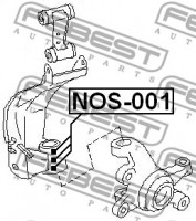 Febest Ремкомплект цапфы FEBEST NOS-001 - Заображення 2