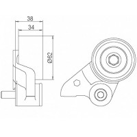 Gmb Ролик натяжной GMB GT60395 - Заображення 5