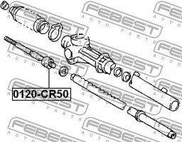 Febest Рулевая тяга FEBEST 0122-CR50 - Заображення 2