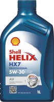 Shell Масло моторное синтетика 5W-30 1 л VW 505.01 SHELL HELIX HX7 PROFESSIONAL AV 550046311 - Заображення 1